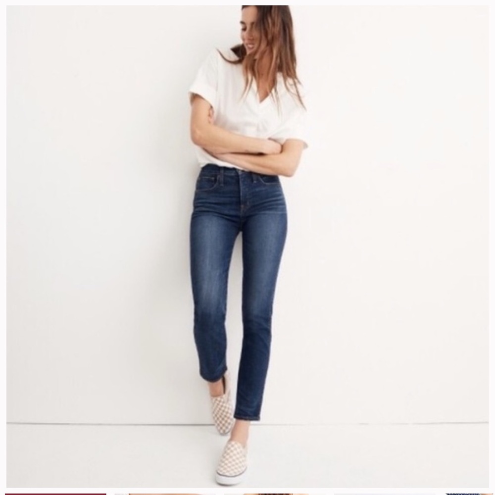 Madewell rail straight jeans